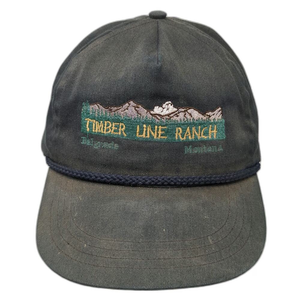 DGR Sales 5 Panel Green One Size Timber Line Ranch Belgrade Montana Rope Hat
